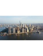 استوک ویدیویی مناظر هوایی نیویورک | خط ساحلی و معماری منهتن - Image 3