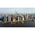 استوک ویدیویی مناظر هوایی نیویورک