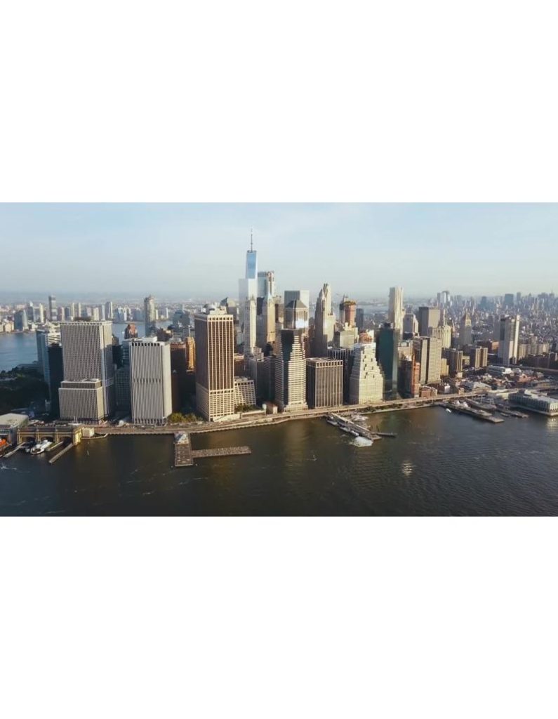 استوک ویدیویی مناظر هوایی نیویورک