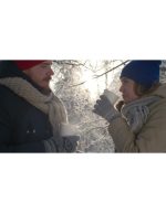 کمپ زوج در کولاک زمستانی | طبیعت برفی و ماجراجویی - Image 4