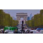 ویدیو استوک از ترافیک روزانه نزدیک به آرک دلا پیار در پاریس