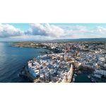 ویدیو استوک پانوراما هوایی از مونوپولی و سواحل آدریاتیک