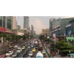 ترافیک شلوغ منطقه تجاری بانکوک | ویدیو استوک