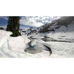 ویدیو استوک ذوب برف یخچال در منطقه حیات وحش