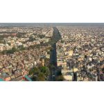 ویدیو استوک نمای هوایی شهری