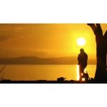 ویدیو استوک ساحل و غروب خورشید