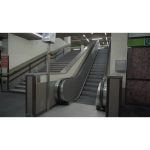 ویدیو استوک ایستگاه مترو خالی در میلان ایتالیا