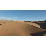 ویدیو استوک هوایی از ساعت طلایی در بیابان گوبی