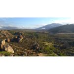 ویدیو استوک سفر هوایی به مناظر کوهستانی آفریقای جنوبی