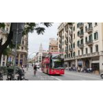 ویدیو استوک ترافیک و فعالیت پیاده‌روی در بارسلونا